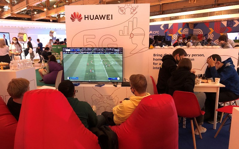 Huawei exhibition area