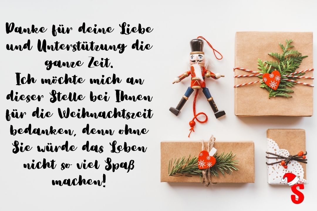 Danke für deine Liebe und Unterstützung die ganze Zeit