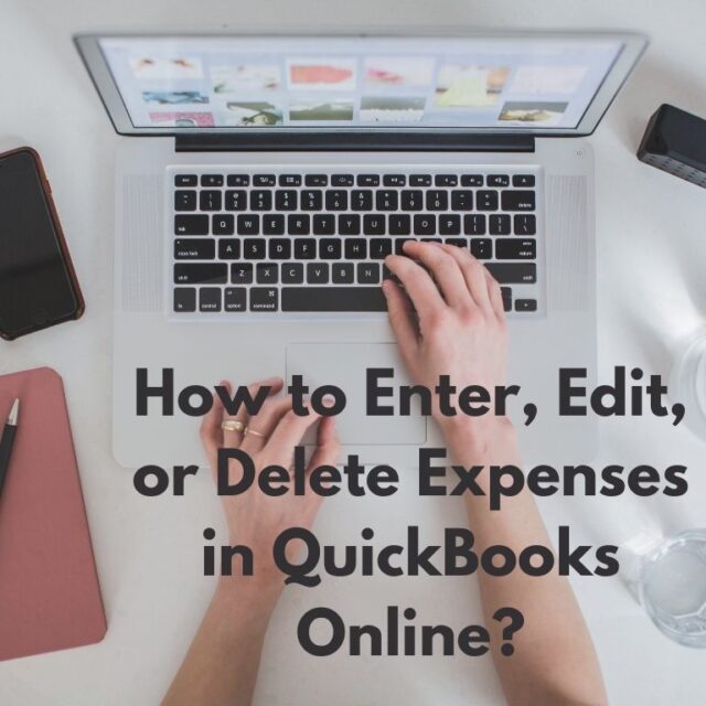 Enter, Edit, or Delete Expenses in QuickBooks Online